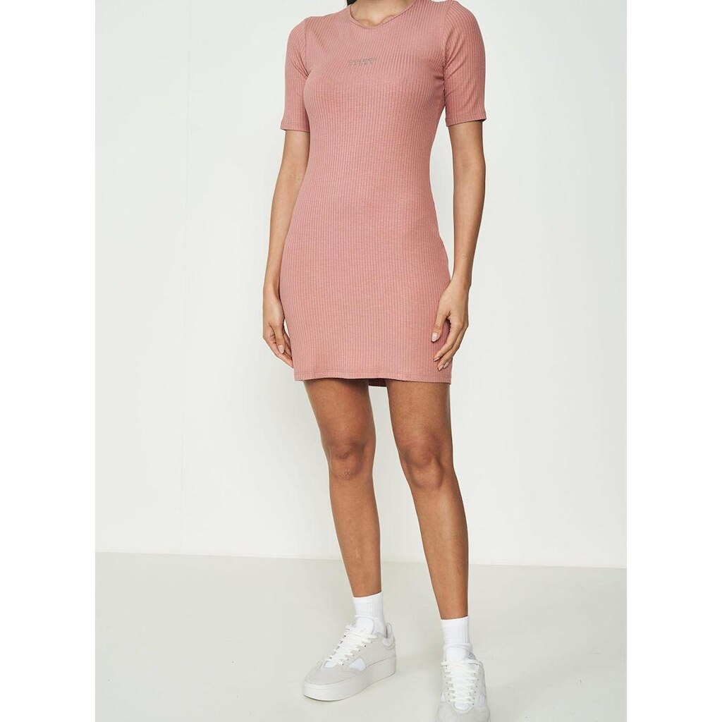 Vestido Canelado Colcci Sport Rosa