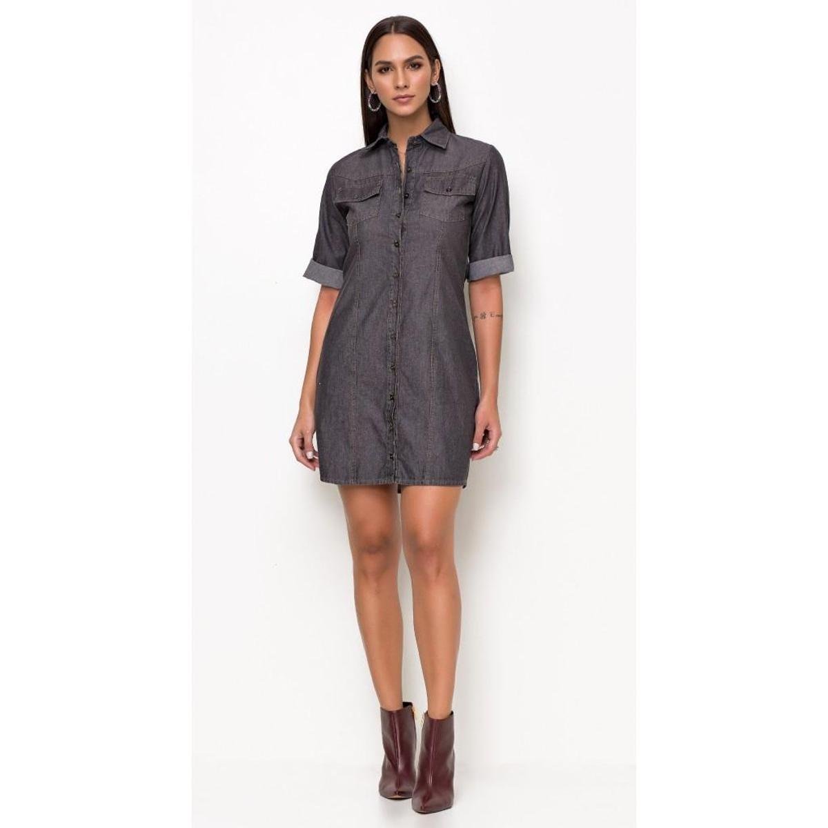 vestido chemise feminino