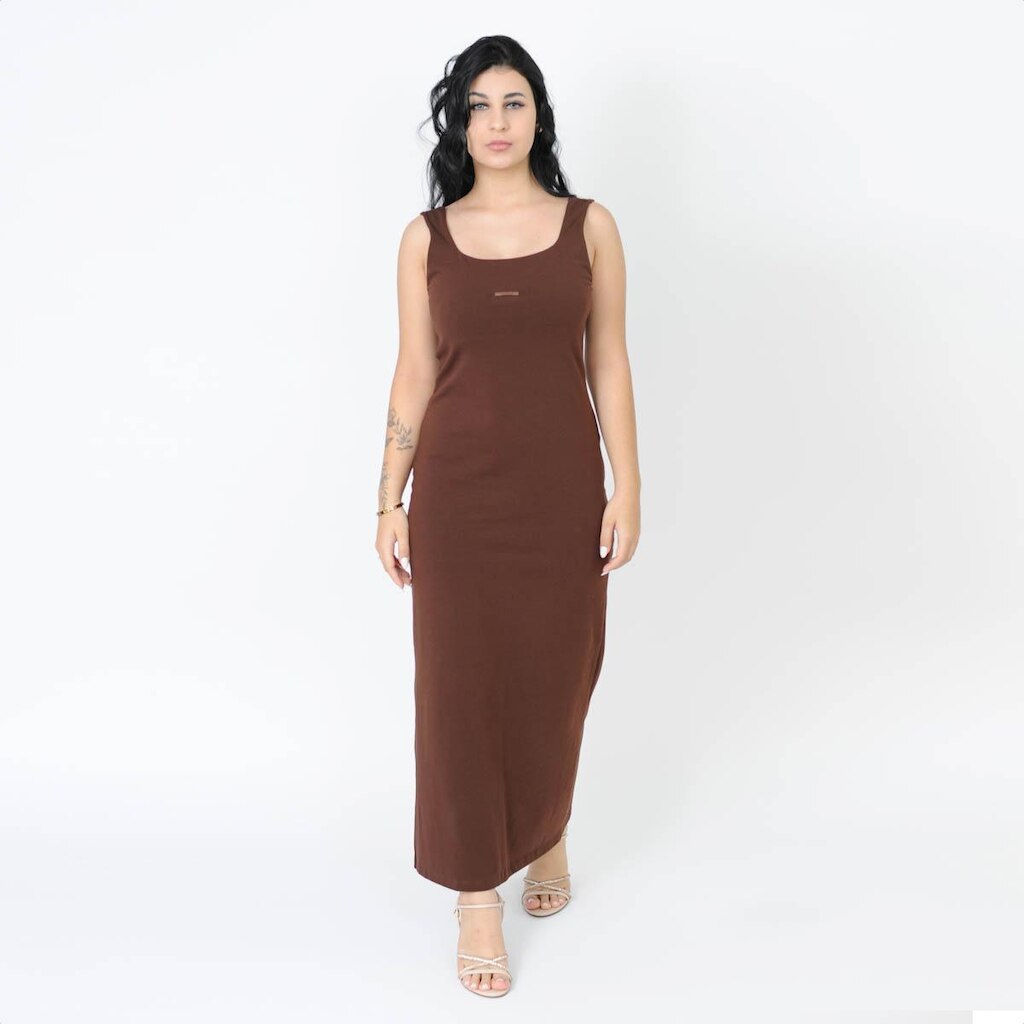 Vestido CLC Colcci Midi Marrom - Feminino