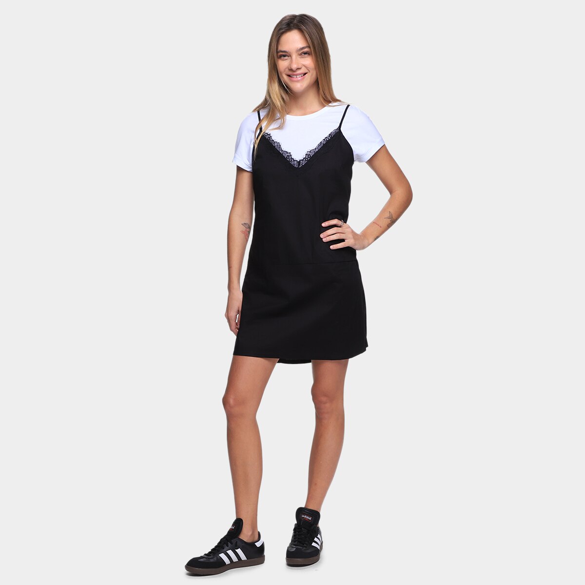 Vestido Colcci Curto Sleep Dress Sobreposto - 3