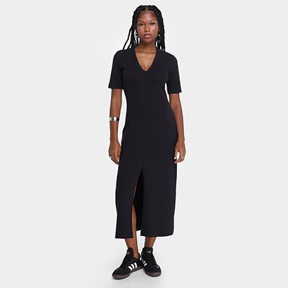Vestido Colcci Midi Canelado - Feminino