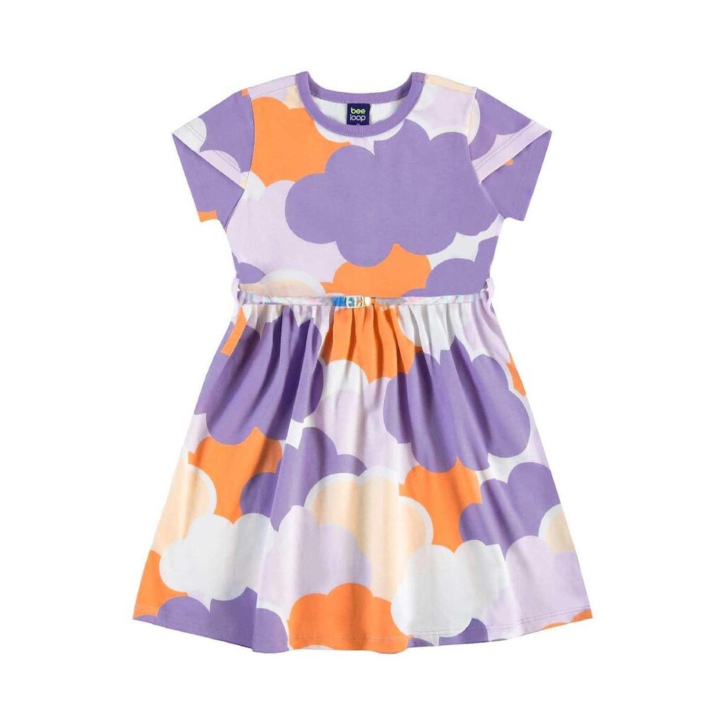 Vestido com Cinto Infantil Bee Loop