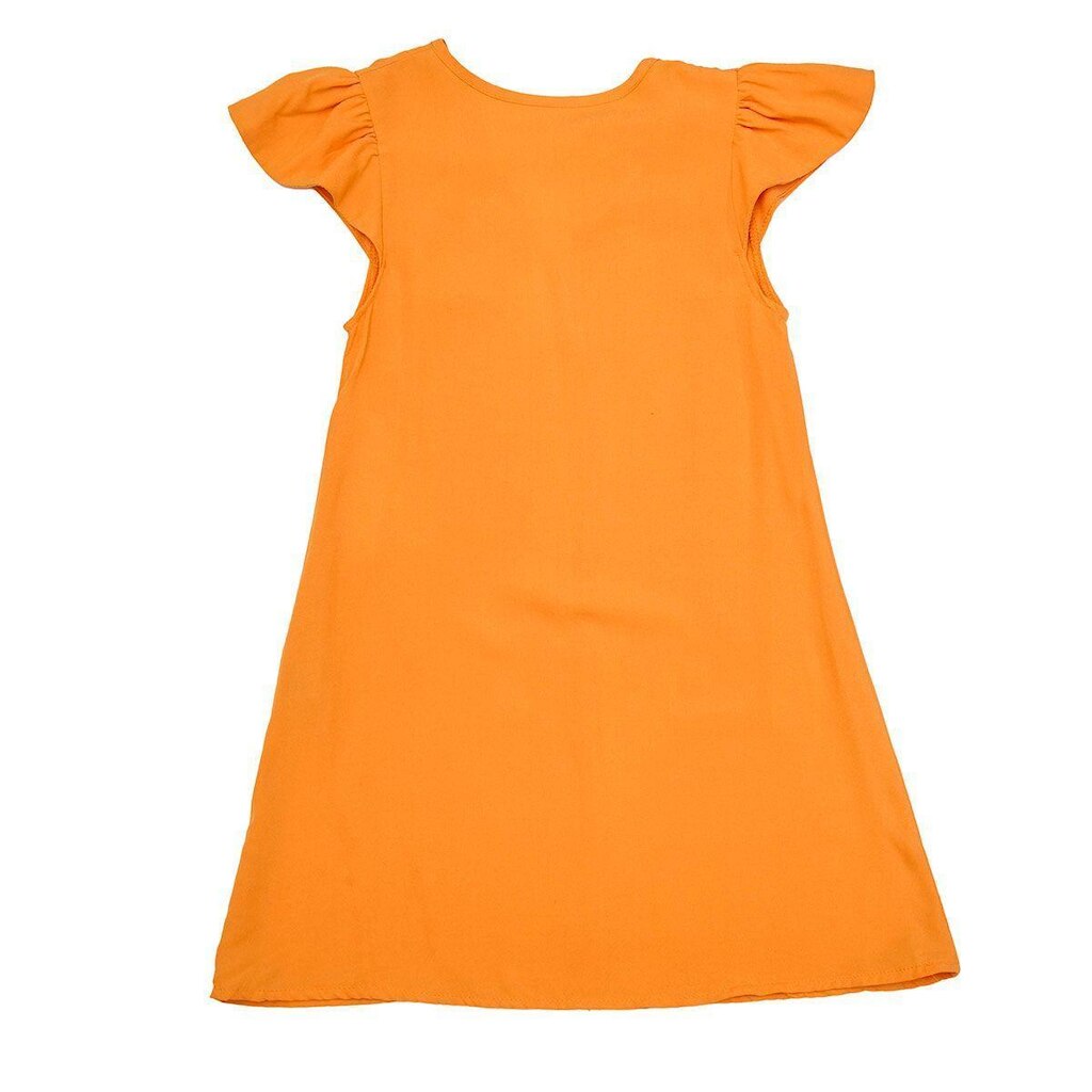 Vestido com Mangas Franzidas Liso Viscose
