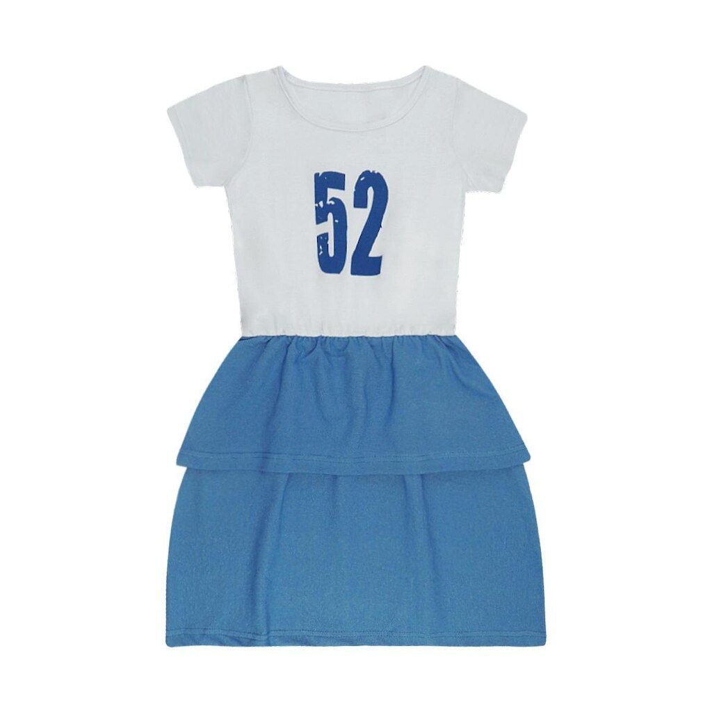 Vestido com Saia Sobreposta Jeans - Big Bless