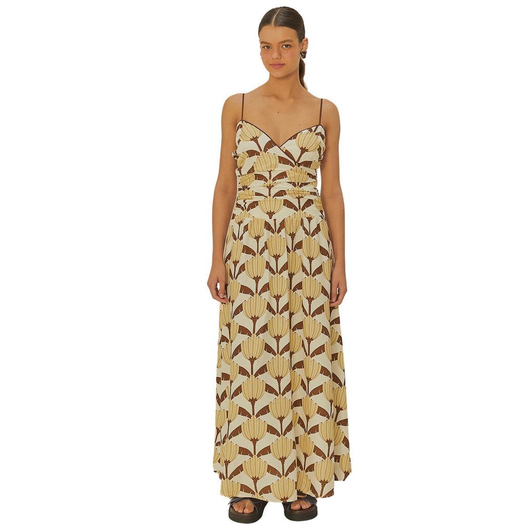 Vestido Cropped Farm Rio Banana Deco