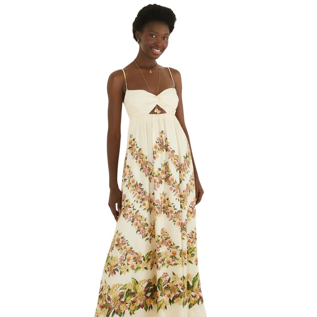 Vestido Cropped Farm Rio Floral Mali