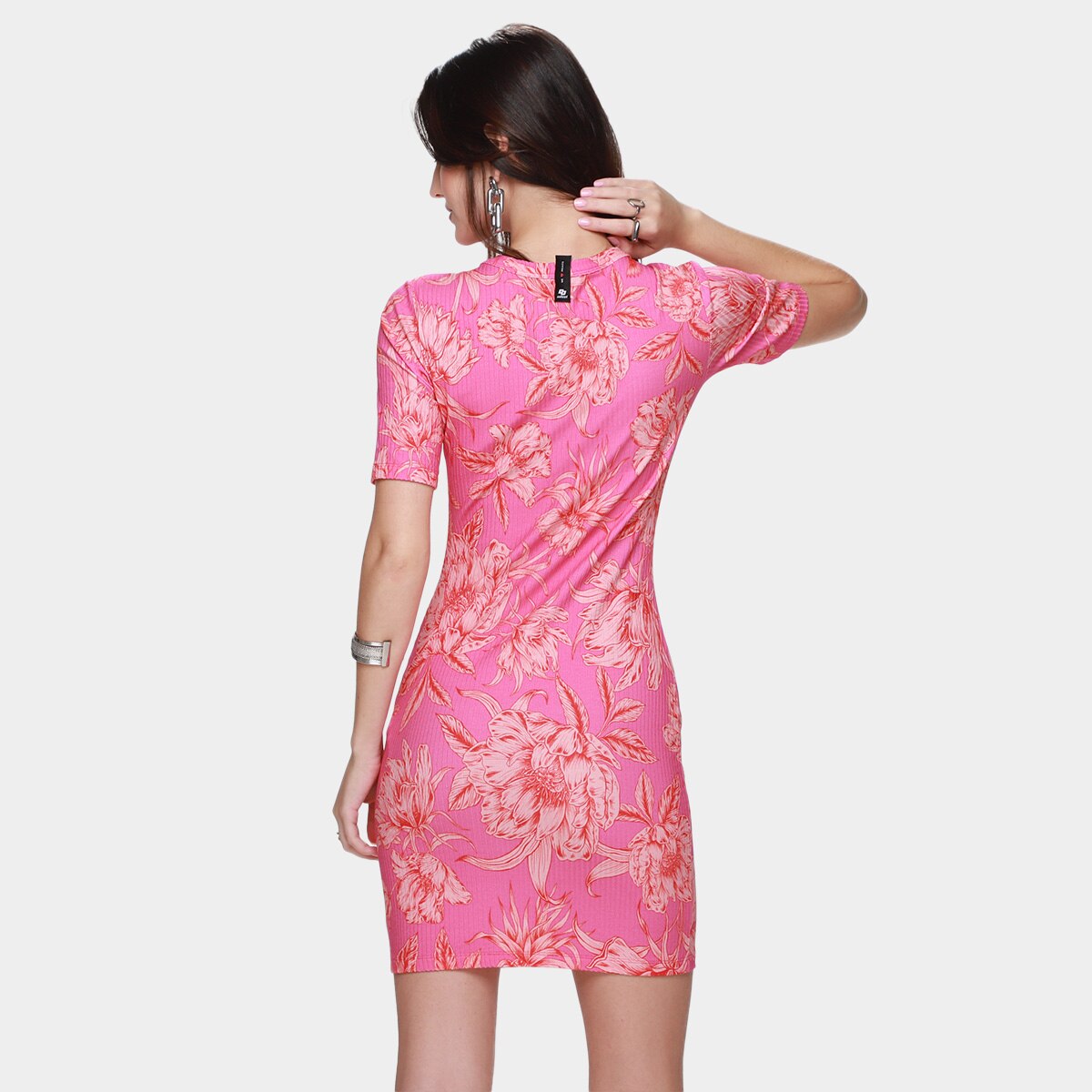 Vestido Curto Colcci Folhagens Feminino - 1