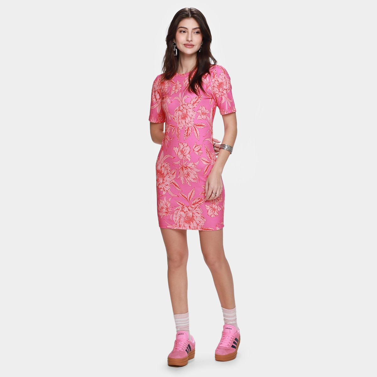 Vestido Curto Colcci Folhagens Feminino - 4
