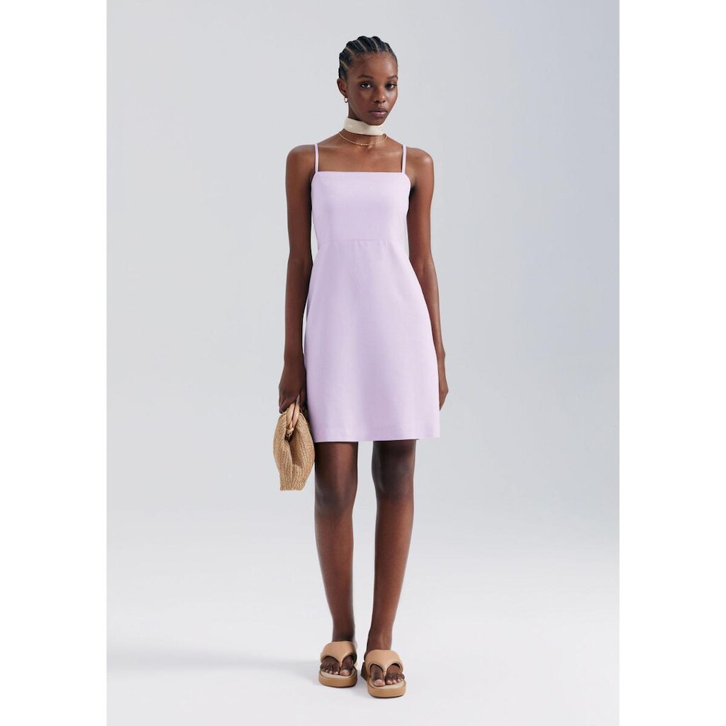 Vestido Curto Em Viscolinho Hering