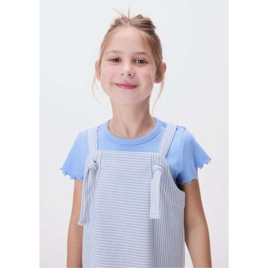 Vestido Curto Evasê Infantil Hering Kids