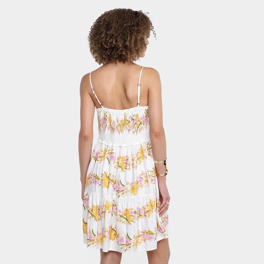 Vestido Curto Farm Flor Do Campo Feminino