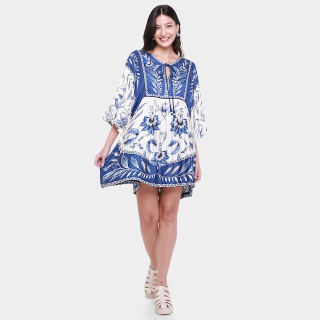 Vestido Curto Farm Nina
