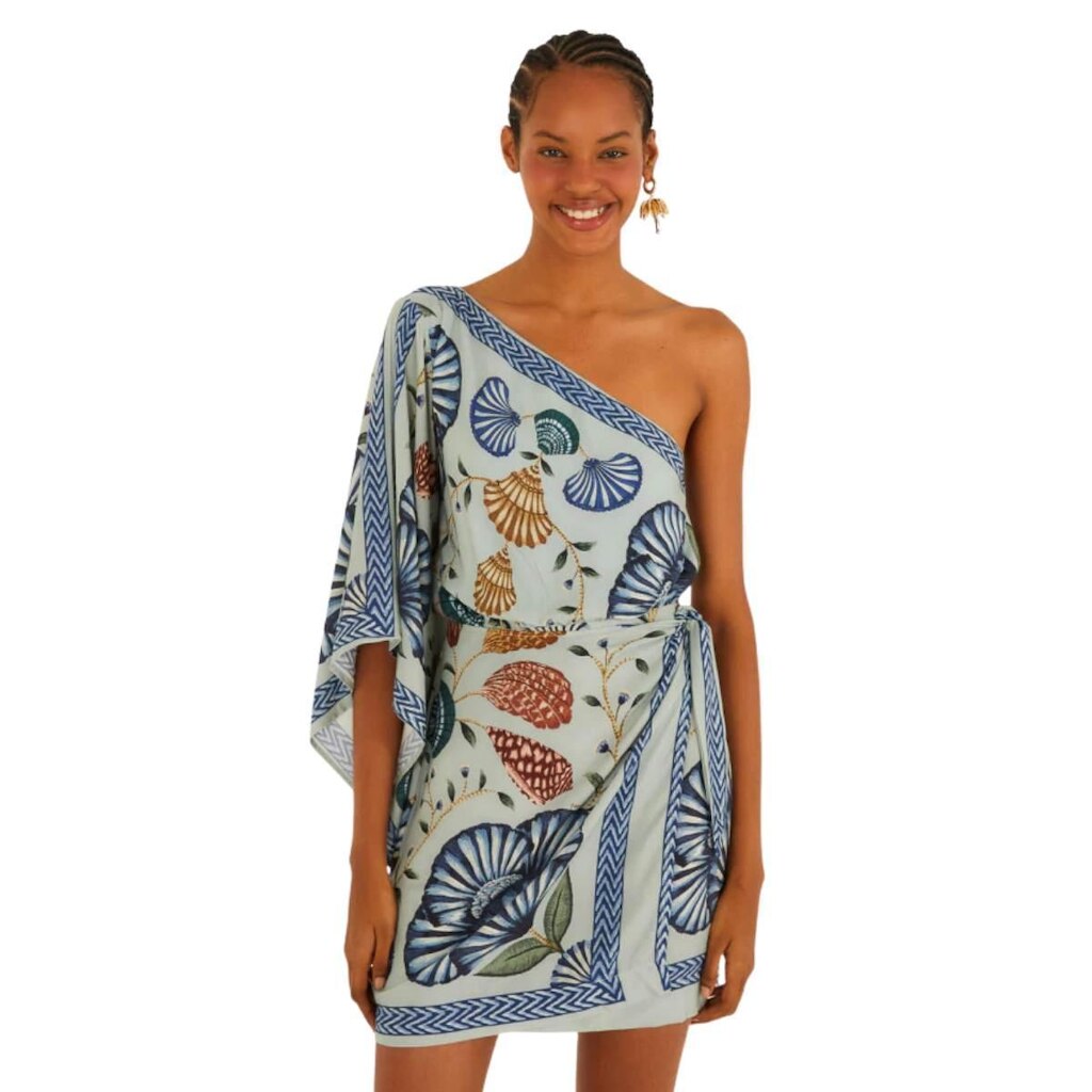 Vestido Curto Farm Rio Sonho de Concha