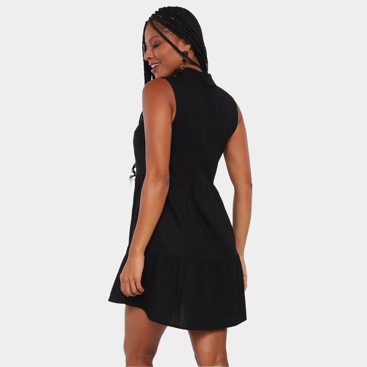 Vestido Curto Hering Casual Feminino - 1
