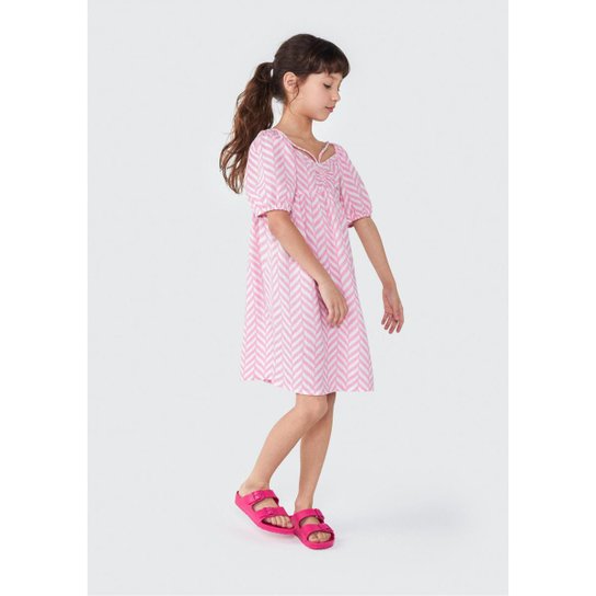 Vestido Curto Infantil Hering Kids
