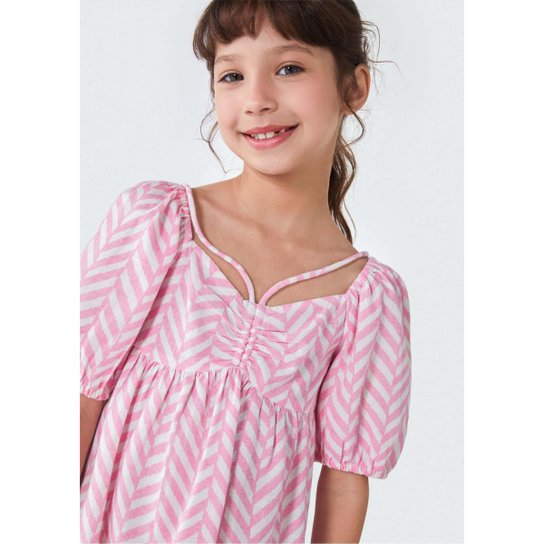 Vestido Curto Infantil Hering Kids