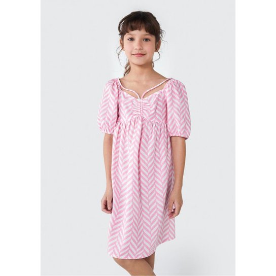 Vestido Curto Infantil Hering Kids