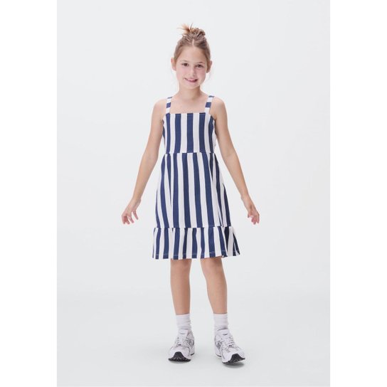 Vestido Curto Infantil Toddler Estampado Hering Kids