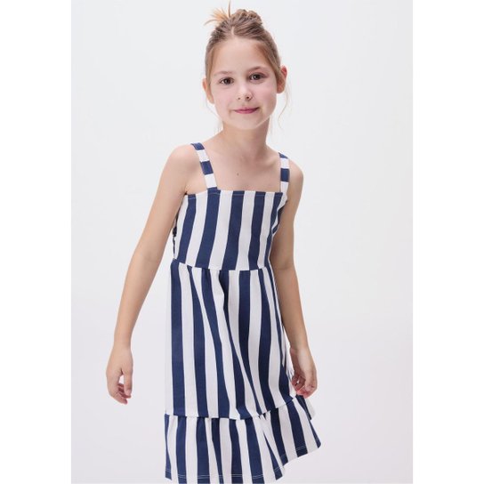 Vestido Curto Infantil Toddler Estampado Hering Kids