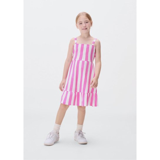 Vestido Curto Infantil Toddler Estampado Hering Kids