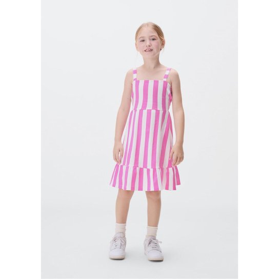 Vestido Curto Infantil Toddler Estampado Hering Kids