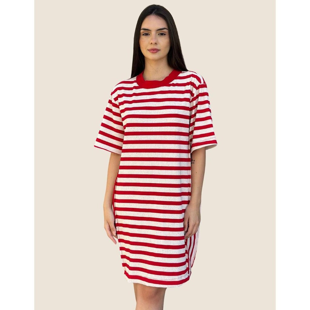 Vestido Curto Navy Retilinea Usemodo