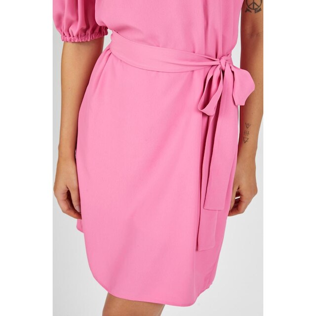 Vestido Curto PKS Um Ombro Só Rosa-GG