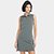 Vestido Curto Polo Ellus Sleeveless Friso Feminino - Verde Militar
