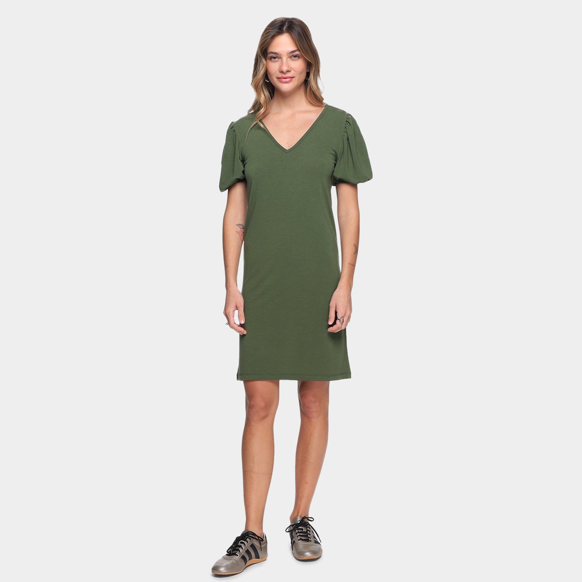 Vestido Curto Volare Decote V Feminino - 3