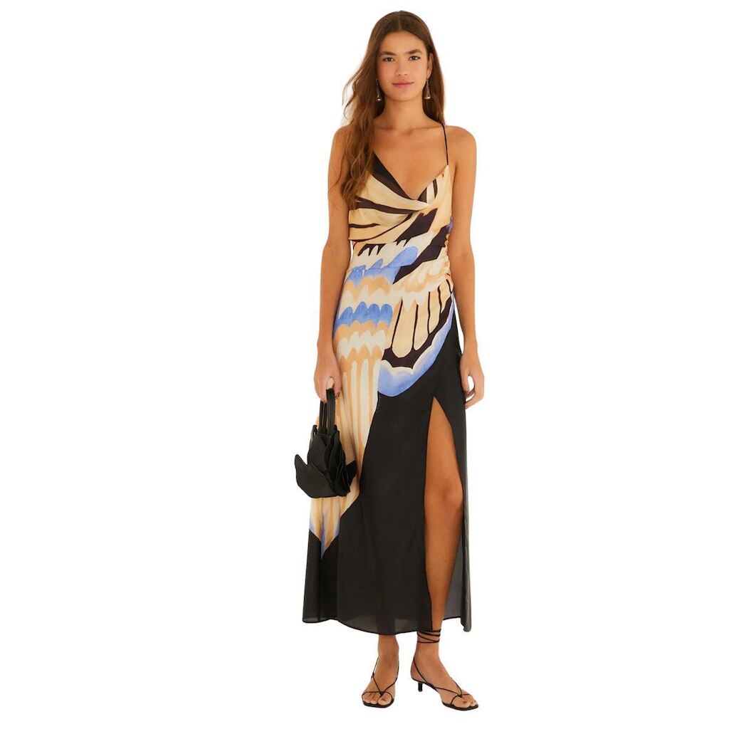 Vestido Degage Farm Rio Asa de Borboleta