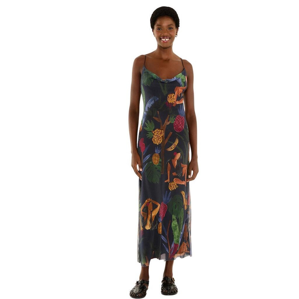 Vestido Degage Tule Farm Rio Encanto Solar