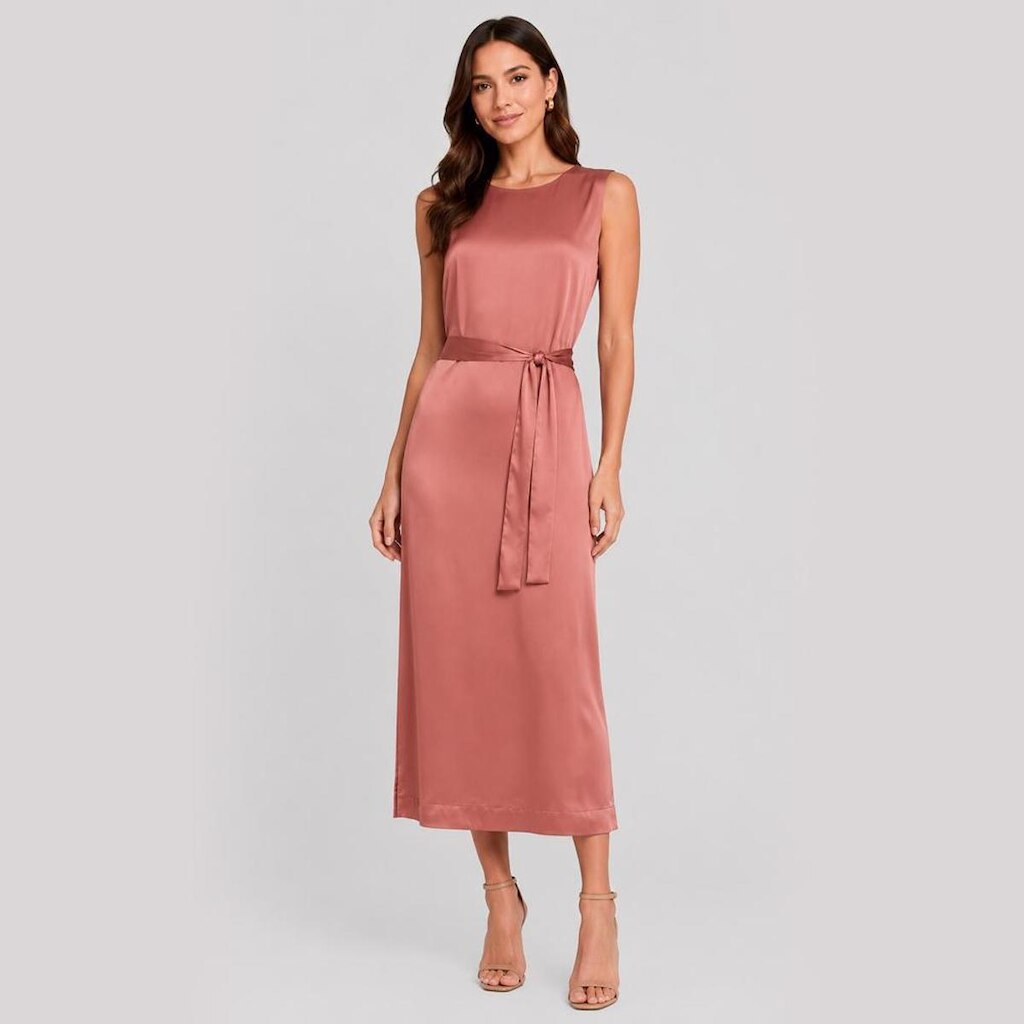Vestido Dudalina Tubo Aline Feminino