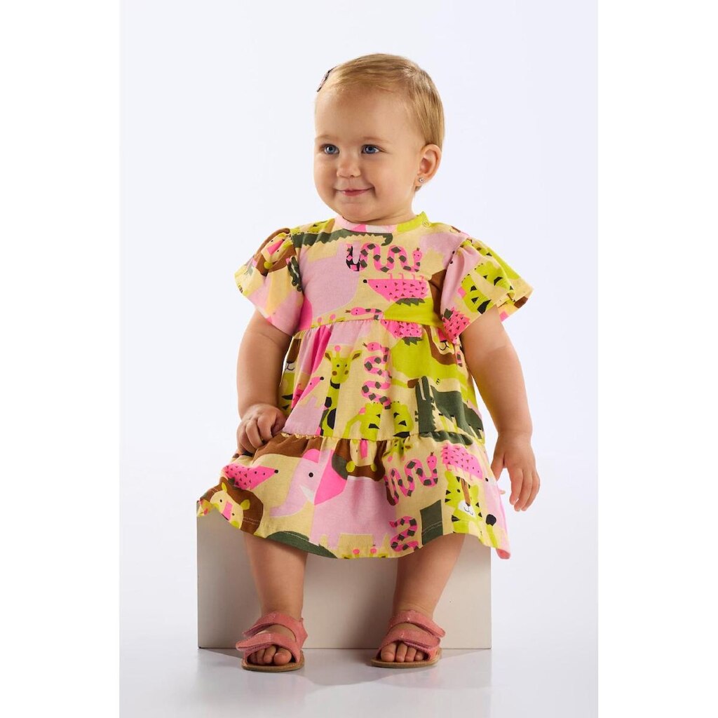 Vestido em Algodão para Bebê Up Baby
