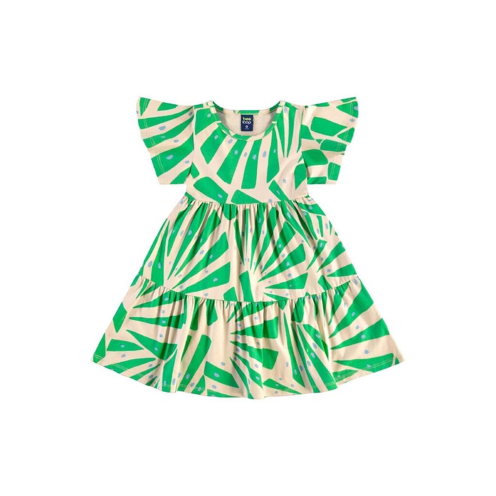 Vestido em Cotton Infantil Bee Loop