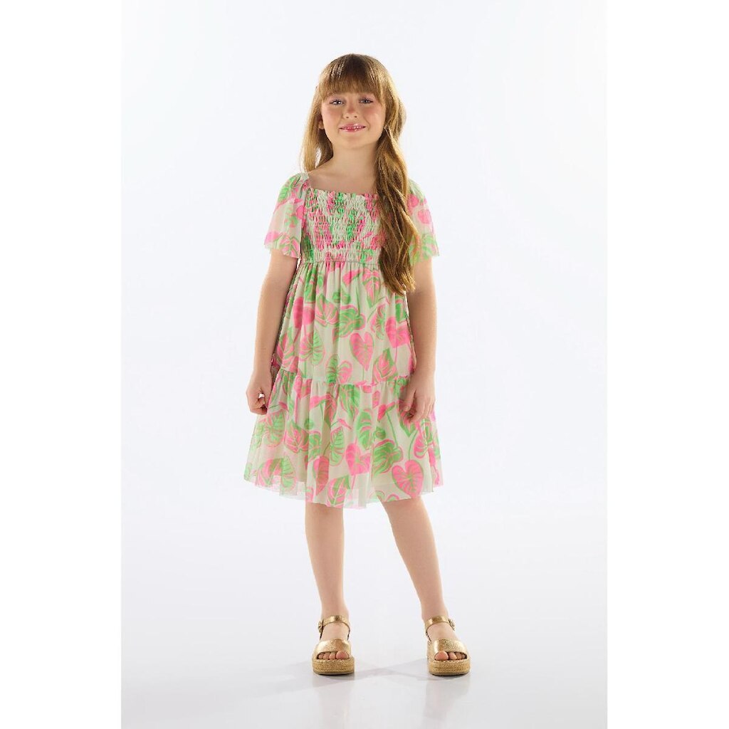Vestido Estampado Infantil Quimby