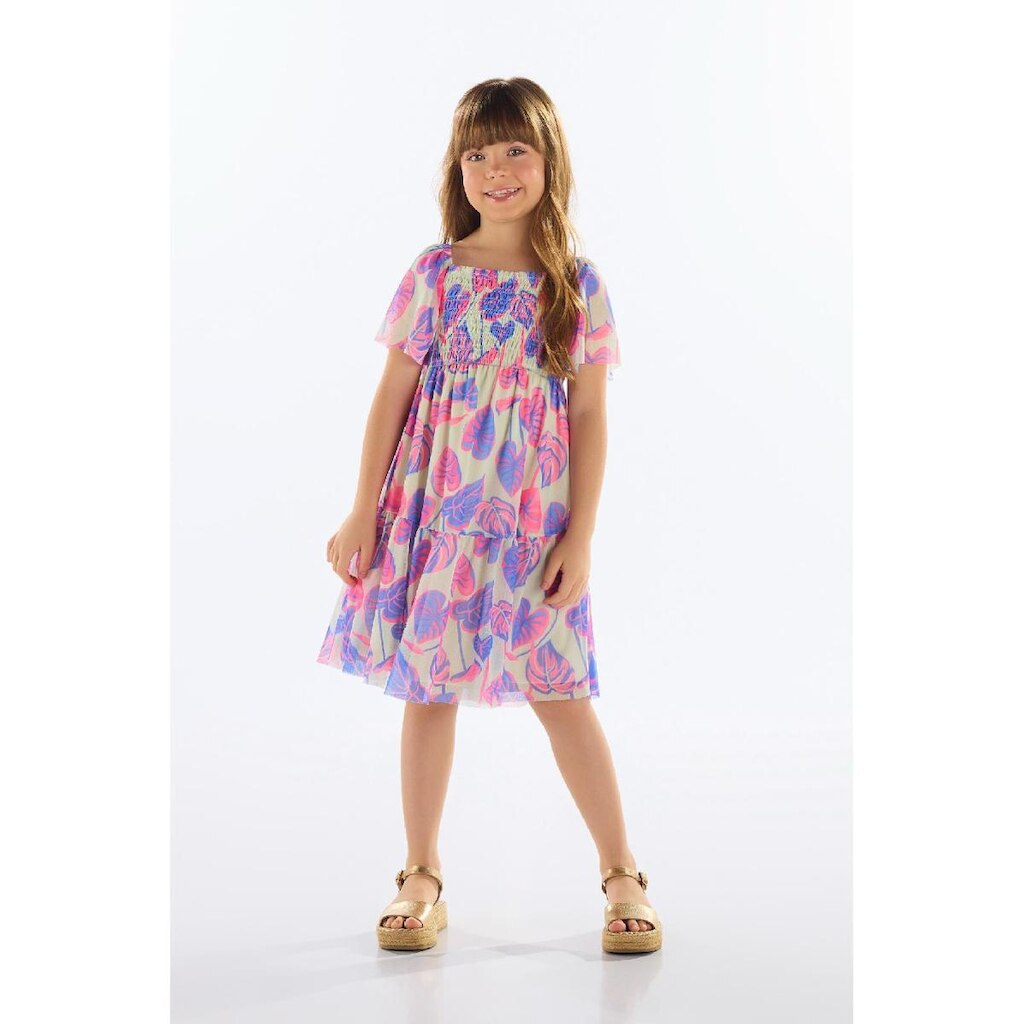 Vestido Estampado Infantil Quimby