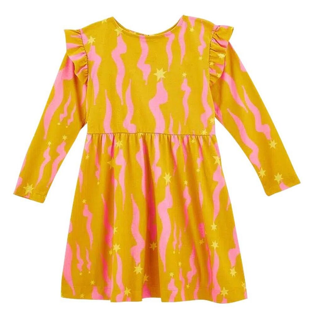 Vestido Fábula Manga Longa Malha Cadente