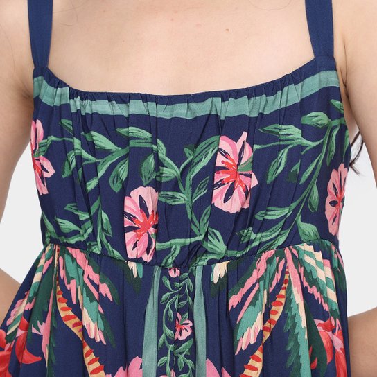 Vestido Farm Cropped Encanto da Natureza Feminino