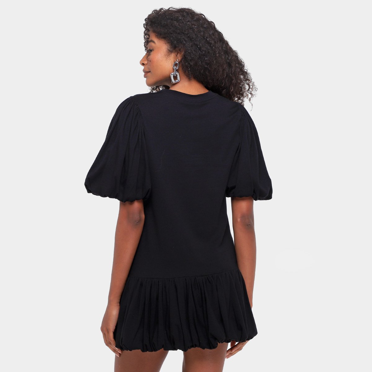 Vestido Farm Cropped Recorte Cintura - 1