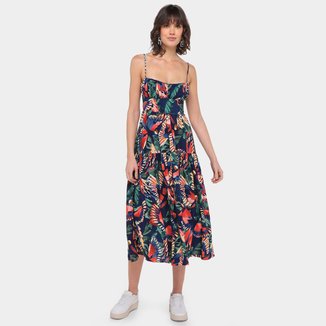 Vestido Farm Cropped Voo dos Passáros