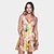 Vestido Farm Curto Floral Alice - Amarelo
