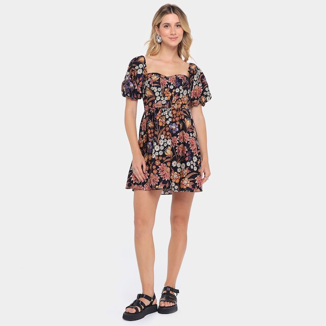 Vestido Farm Curto Lili