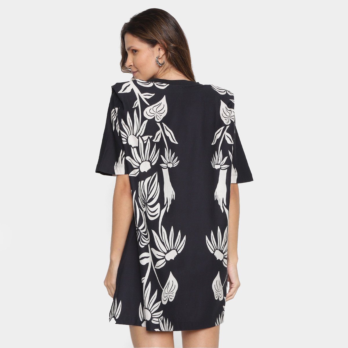 Vestido Farm Curto Tropical Surreal - 1