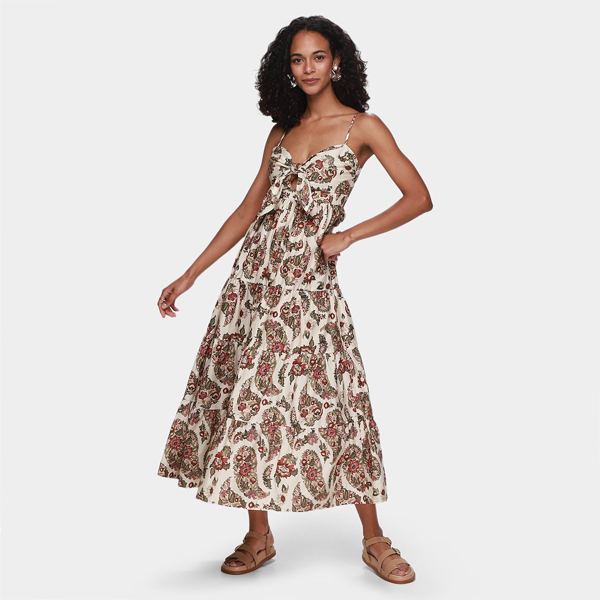 Vestido Farm Floral Raiana Menor preço em Vestido Farm Floral Raiana