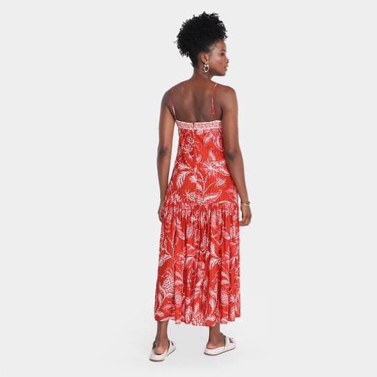 Vestido Farm Longo Amalfi Feminino