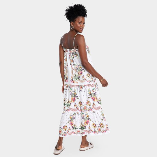 Vestido Farm Maria Passáro em Flor Feminino