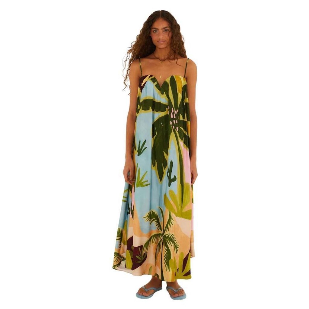 Vestido Farm Rio Aro Estampado Burburinho