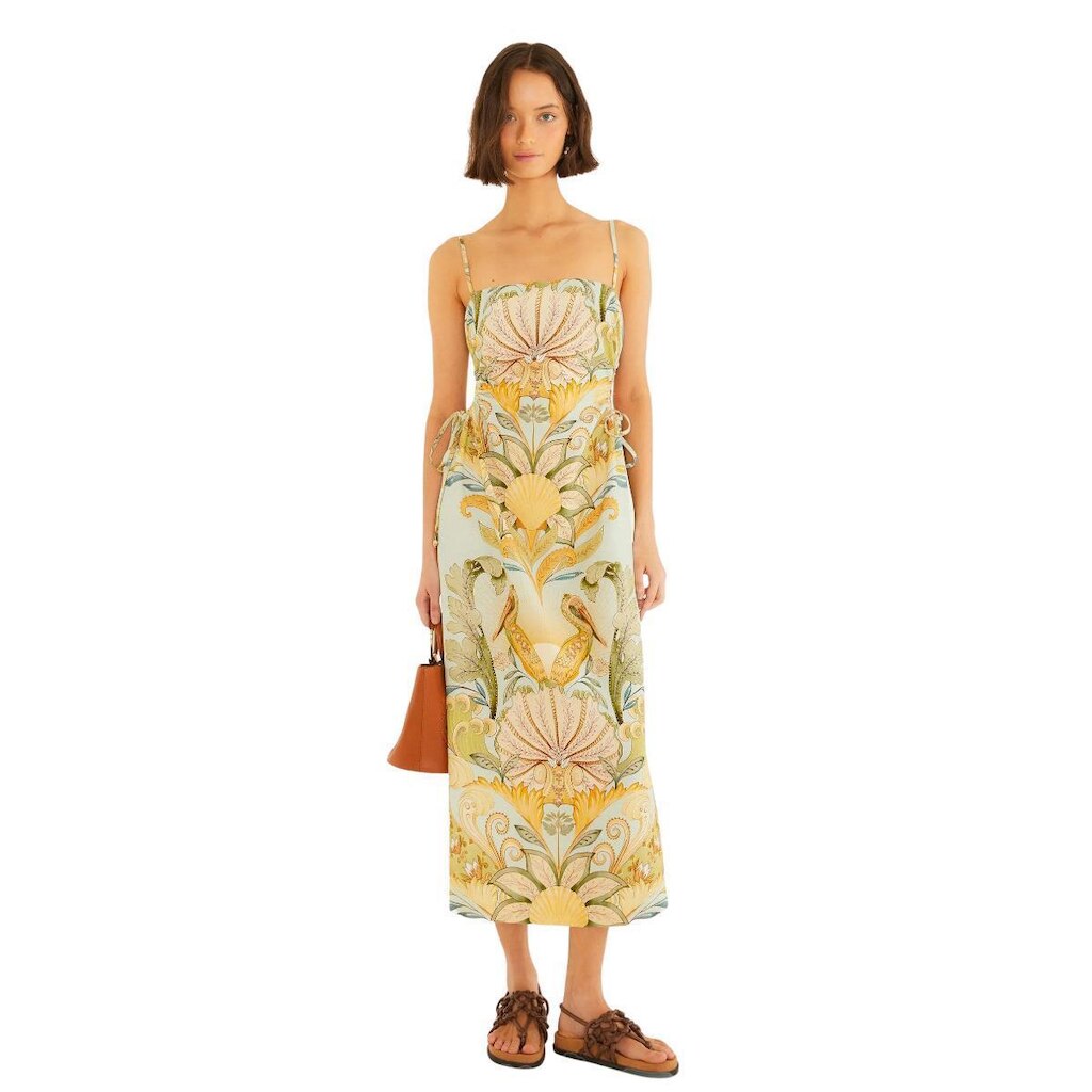 Vestido Farm Rio Jardim De Mar
