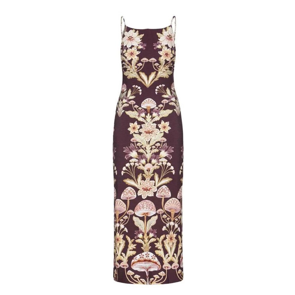 Vestido Farm Rio Midi Cogumelo Em Flor