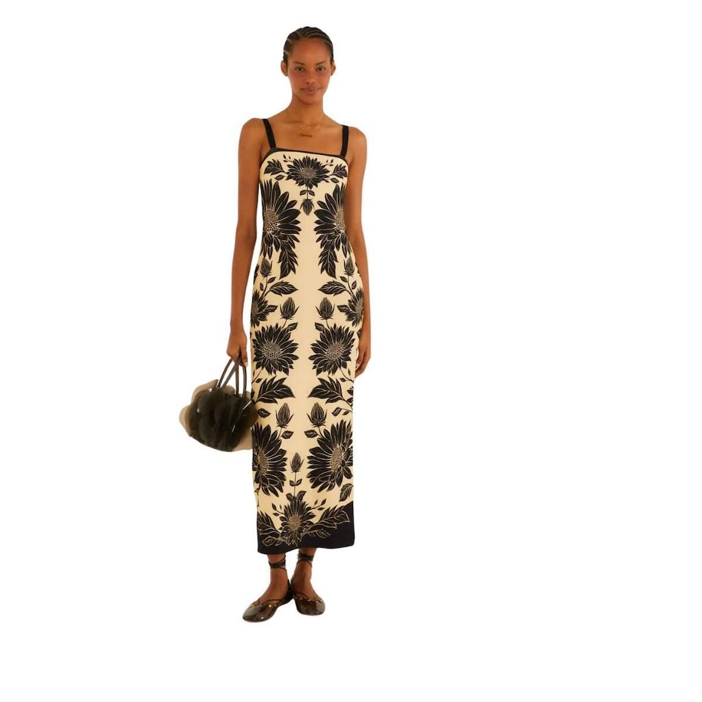 Vestido Farm Rio Midi Maria Lia